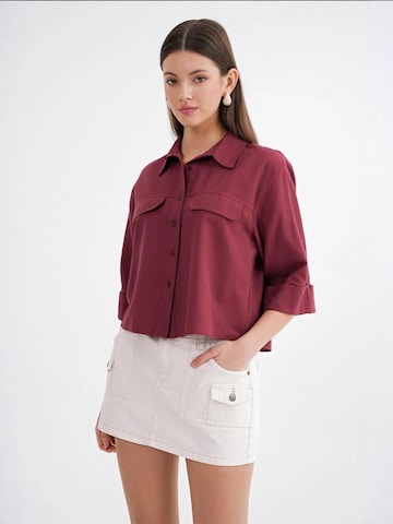 MixRay Blouse in Red