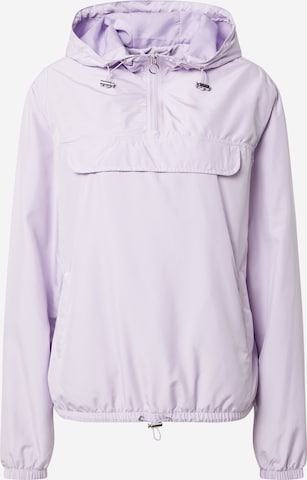 Urban Classics Between-Season Jacket in Purple: front