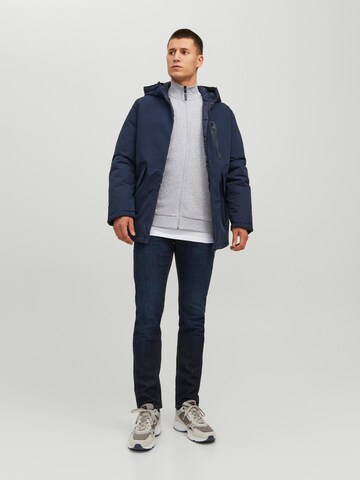 JACK & JONES Mikina 'LOGAN' – šedá