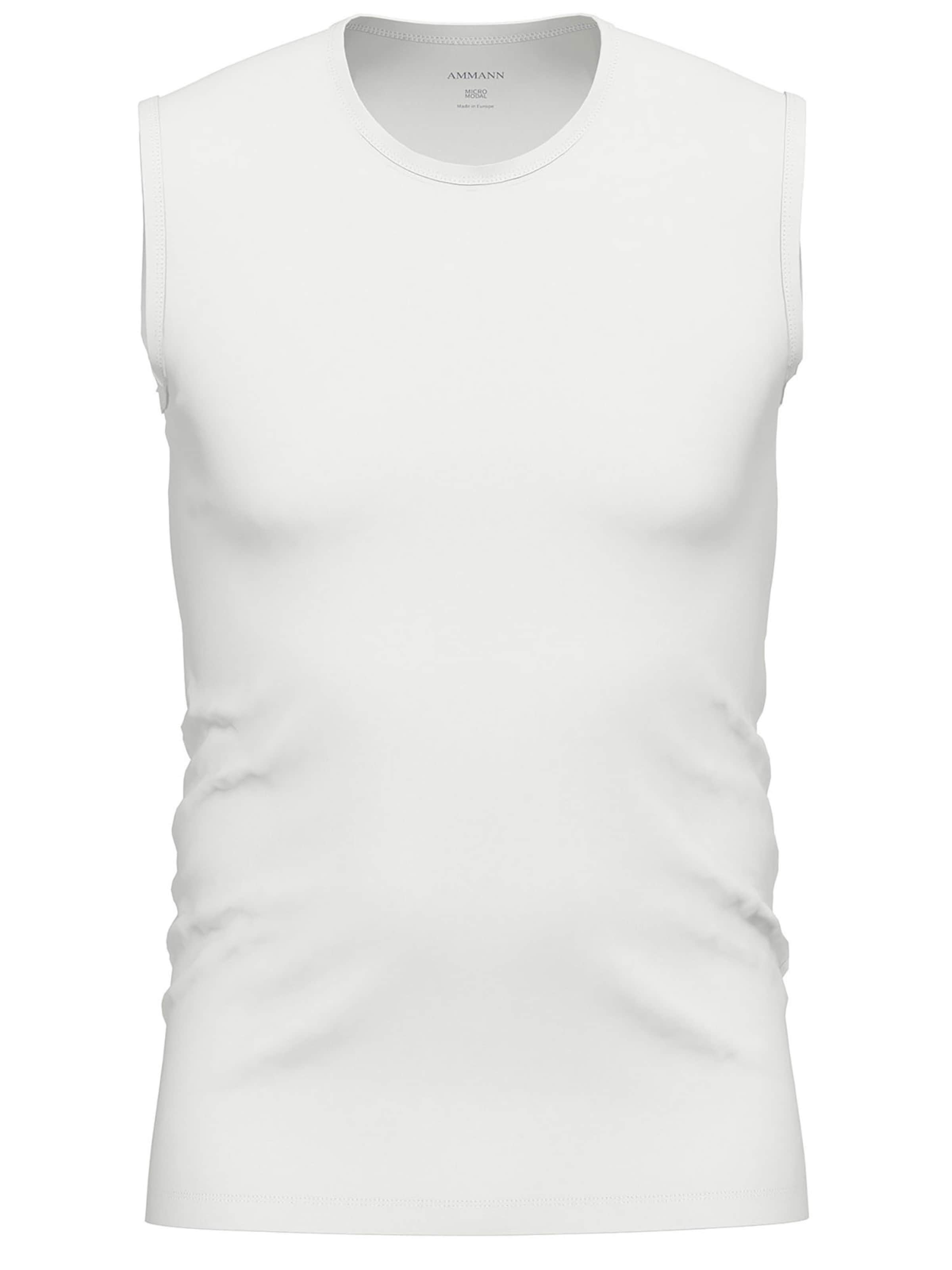 Ammann Unterhemd 'Micro Modal'‌‌‌ in Weiß