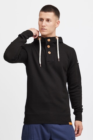 !Solid Sweater 'TripStrip' in Black: front