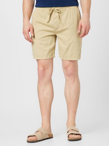 Regular Pantalon COLOURS & SONS en beige : devant