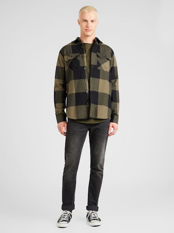 JACK & JONES Regular Fit Hemd 'EDARREN' in Grau