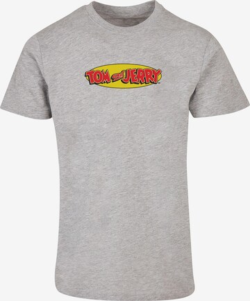 ABSOLUTE CULT Shirt 'Tom and Jerry' in Grey: front