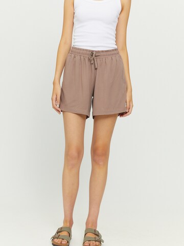 mazine Loose fit Pants ' Palm Cove ' in Brown: front