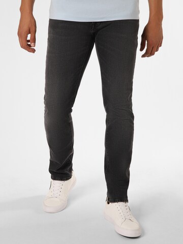 PIERRE CARDIN Tapered Jeans ' Lyon' in Grey: front