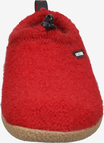 Pantoufle GIESSWEIN en rouge