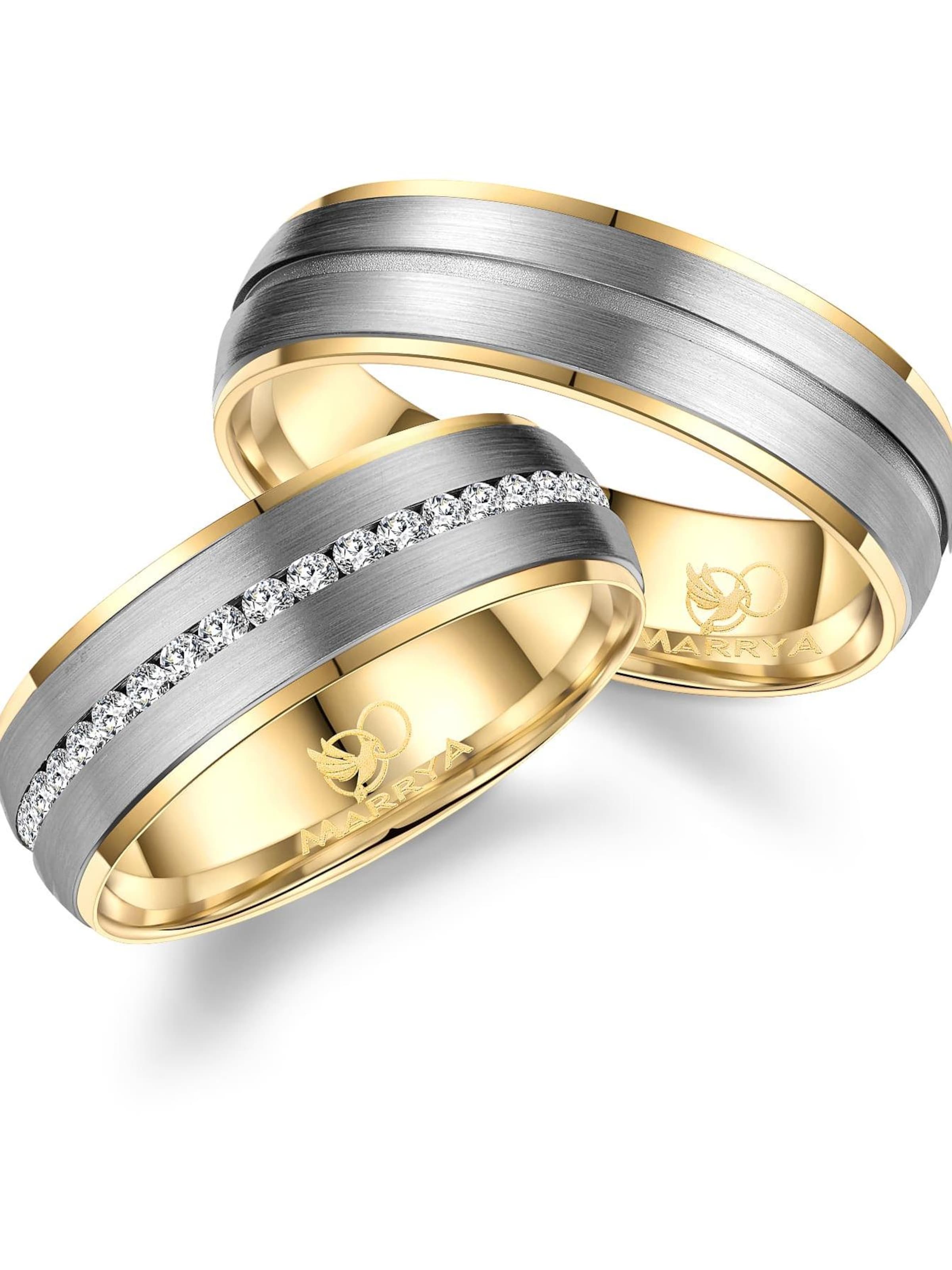 MARRYA Ring 'MARRYA TI-23 Ehering aus Titan'‌‌‌‌‌ in 48 in silber, Produktansicht