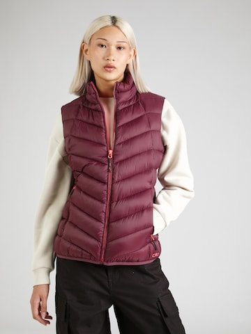 Gilet sportivo di CMP in rosso: frontale