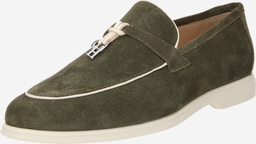 MELVIN & HAMILTON Classic Flats in Green: front