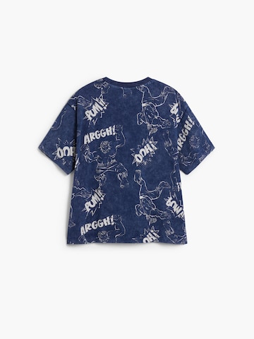 Desigual - Camisola 'Hulk™ Comic' em azul