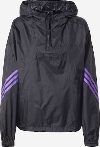 ADIDAS PERFORMANCE Outdoor Jacket 'Back to Sport' in Black: front