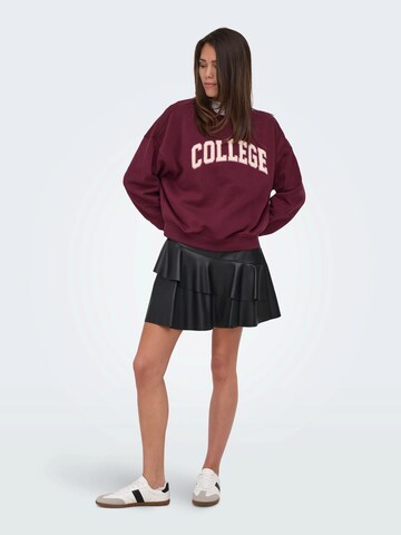 JDY Sweatshirt 'JDYMESA' in Rood