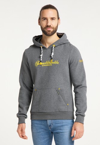 Schmuddelwedda Sweatshirt in Grau: predná strana