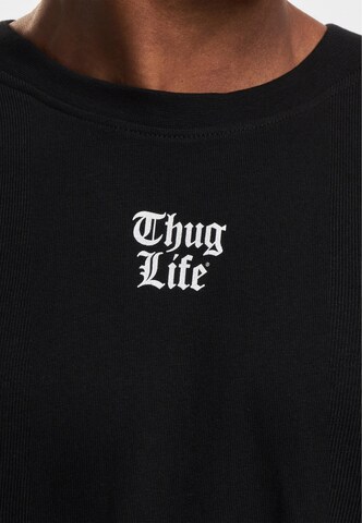 Thug Life Shirt in Zwart