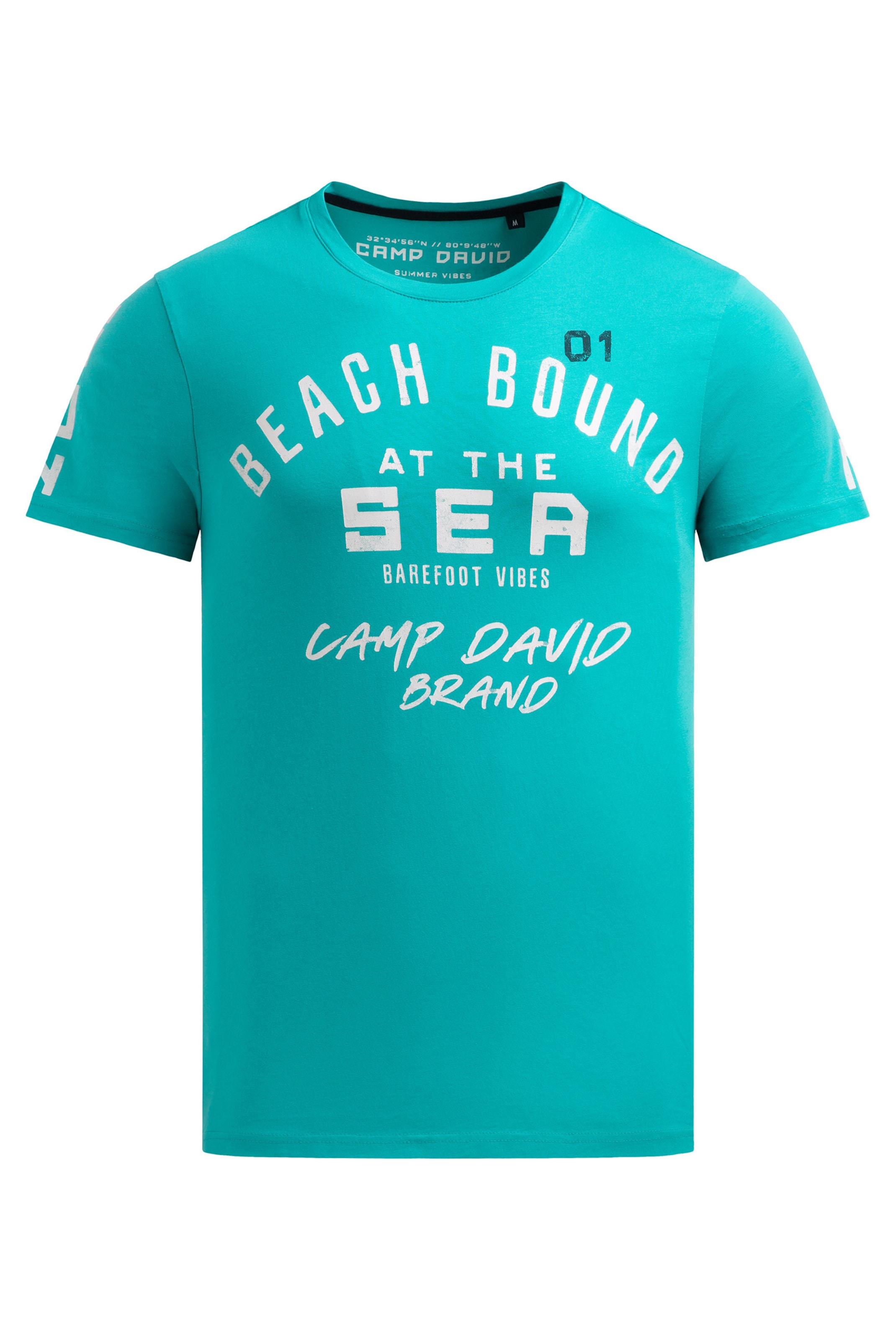 CAMP DAVID Shirt in Green: front