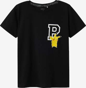 T-Shirt 'Dex Pokemon' NAME IT en noir : devant