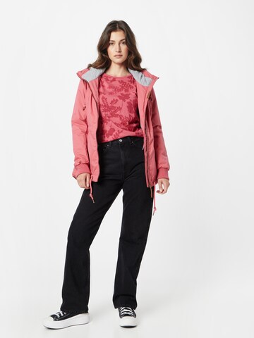 Parka mi-saison 'DANKKA' Ragwear en rose