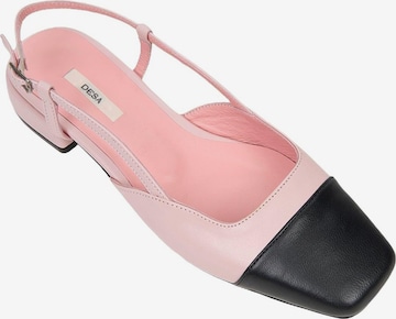 Desa Ballet Flats 'Ballerinas' in Pink: front