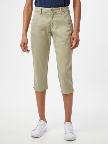 Herrlicher Regular Chino Pants 'Lovely' in Green: front