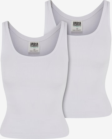 Top di Urban Classics in bianco: frontale