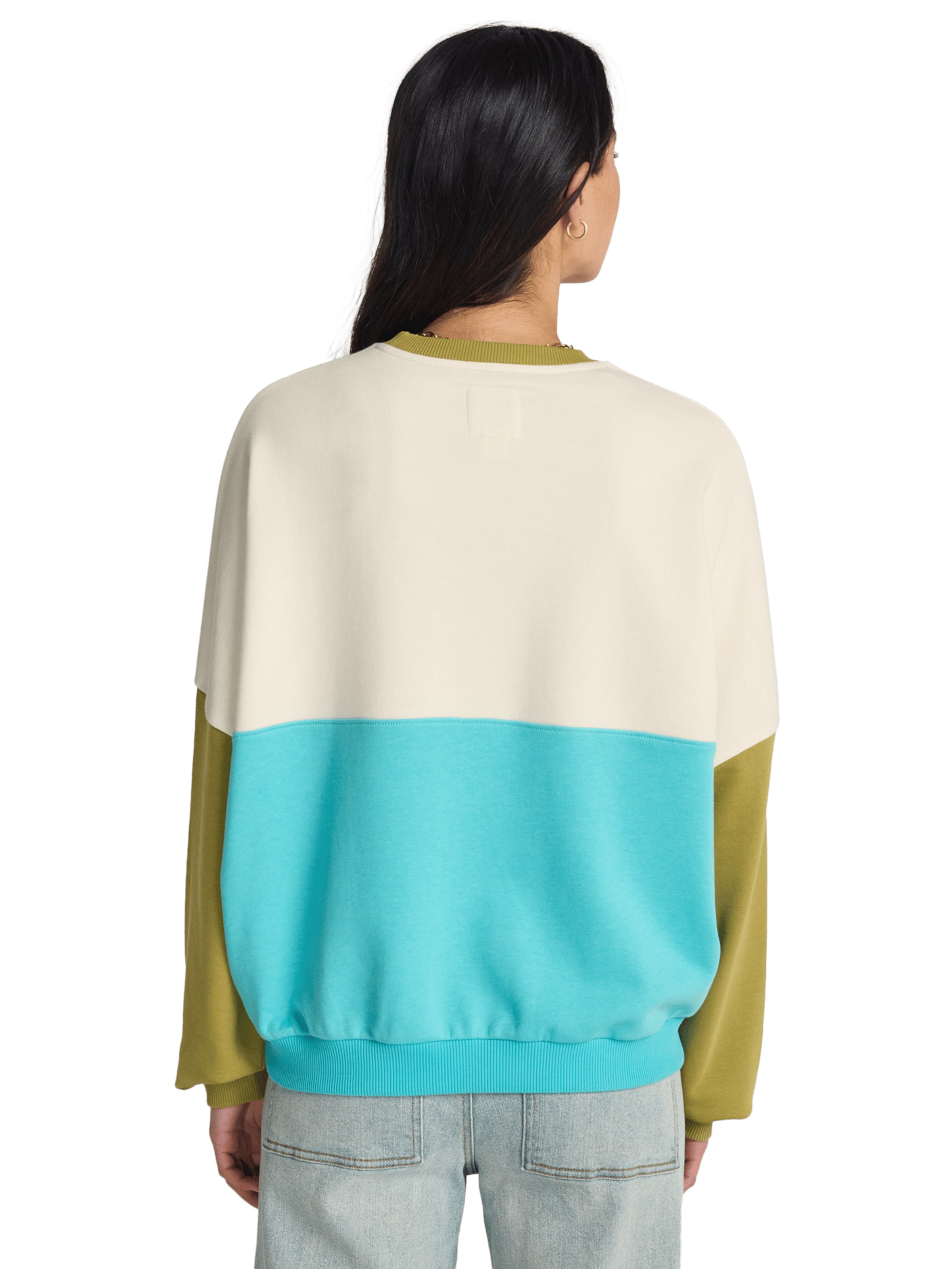 BILLABONG Sweatshirt 'Jump Around Block' in Green