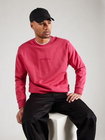 VANS Sweatshirt 'ESSENTIAL' in Red: front