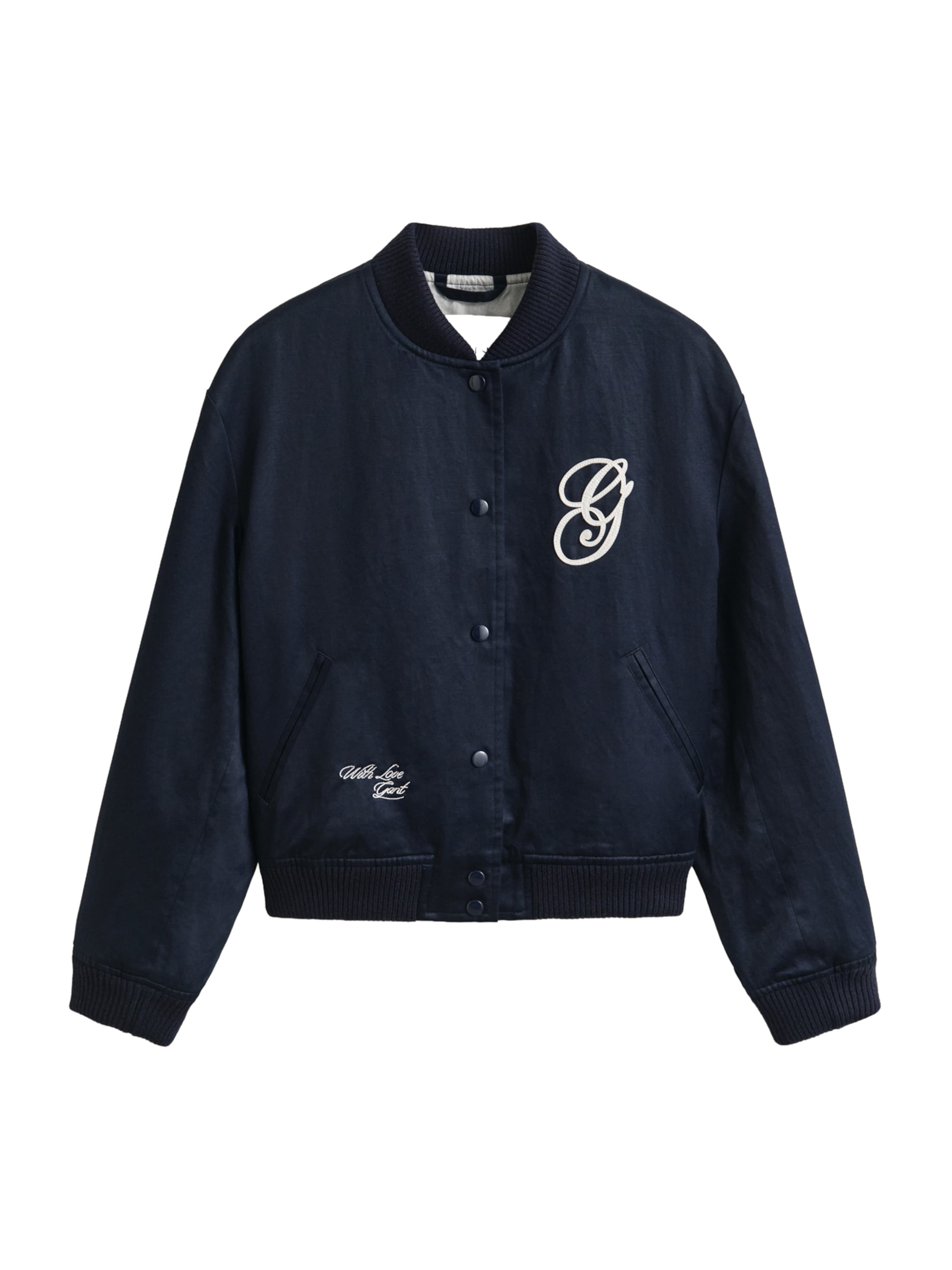 GANT Overgangsjakke 'VARSITY' i blå: forside