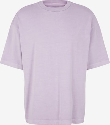 T-Shirt TOM TAILOR DENIM en violet : devant