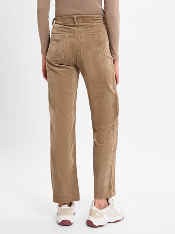 Marie Lund Loosefit Broek in Bruin