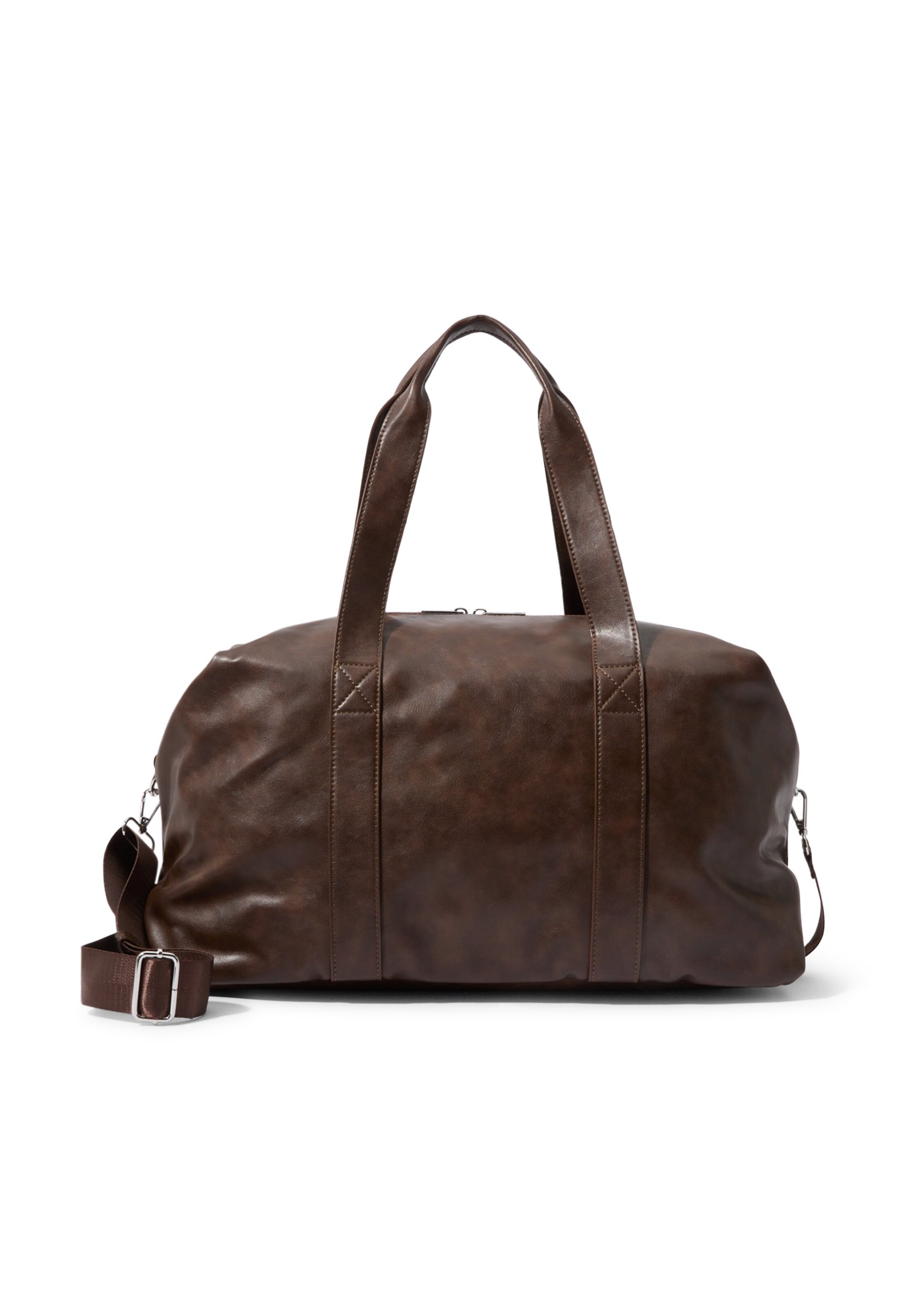 ABOUT YOU - Bolsa de fin de semana 'Lucian' en marrón: frente