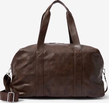 Borsa weekend 'Lucian' di ABOUT YOU in marrone: frontale