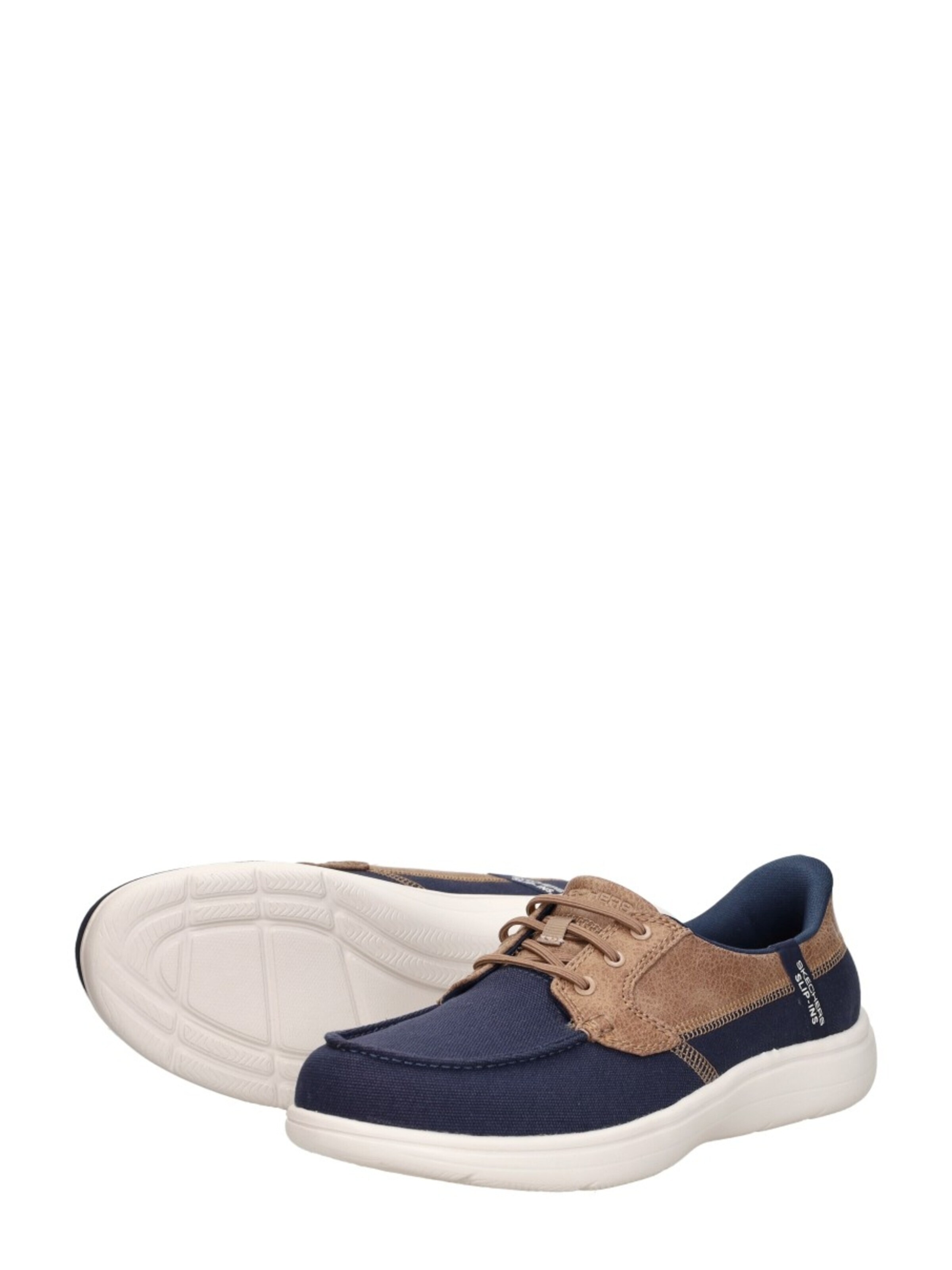 SKECHERS Veterschoen 'Slip-Ins: On-The-Go Flex' in Blauw