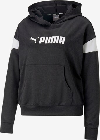 Sweat de sport PUMA en noir : devant