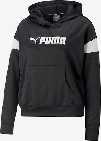PUMA Спортен блузон в черно: отпред