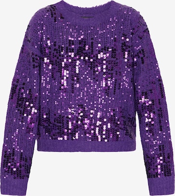 faina - Pullover em roxo: frente