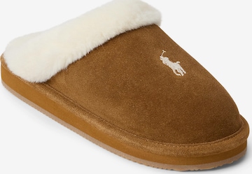 Pantoufle 'KAYLEIGH' Polo Ralph Lauren en beige : devant
