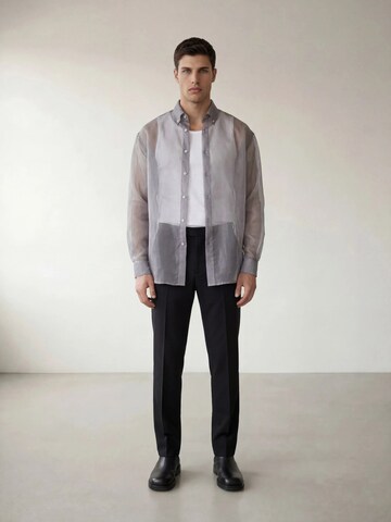 ARMIE Comfort fit Overhemd 'The Jacob Organza' in Grijs