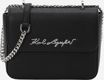 Sac bandoulière Karl Lagerfeld en noir : devant