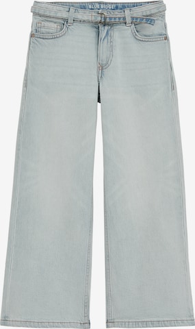 WE Fashion Wide Leg Farkut värissä sininen: etupuoli