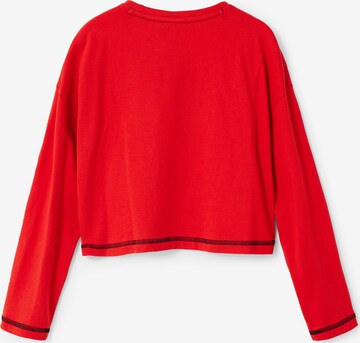 Desigual Bluser & t-shirts 'THE ROLLING STONES' i rød