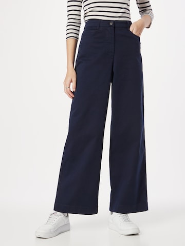 TOMMY HILFIGER Wide Leg Housut '1985' värissä sininen: edessä