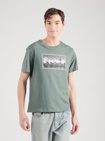 Pepe Jeans T-Shirt 'EMMETT' in Grün: Vorderseite