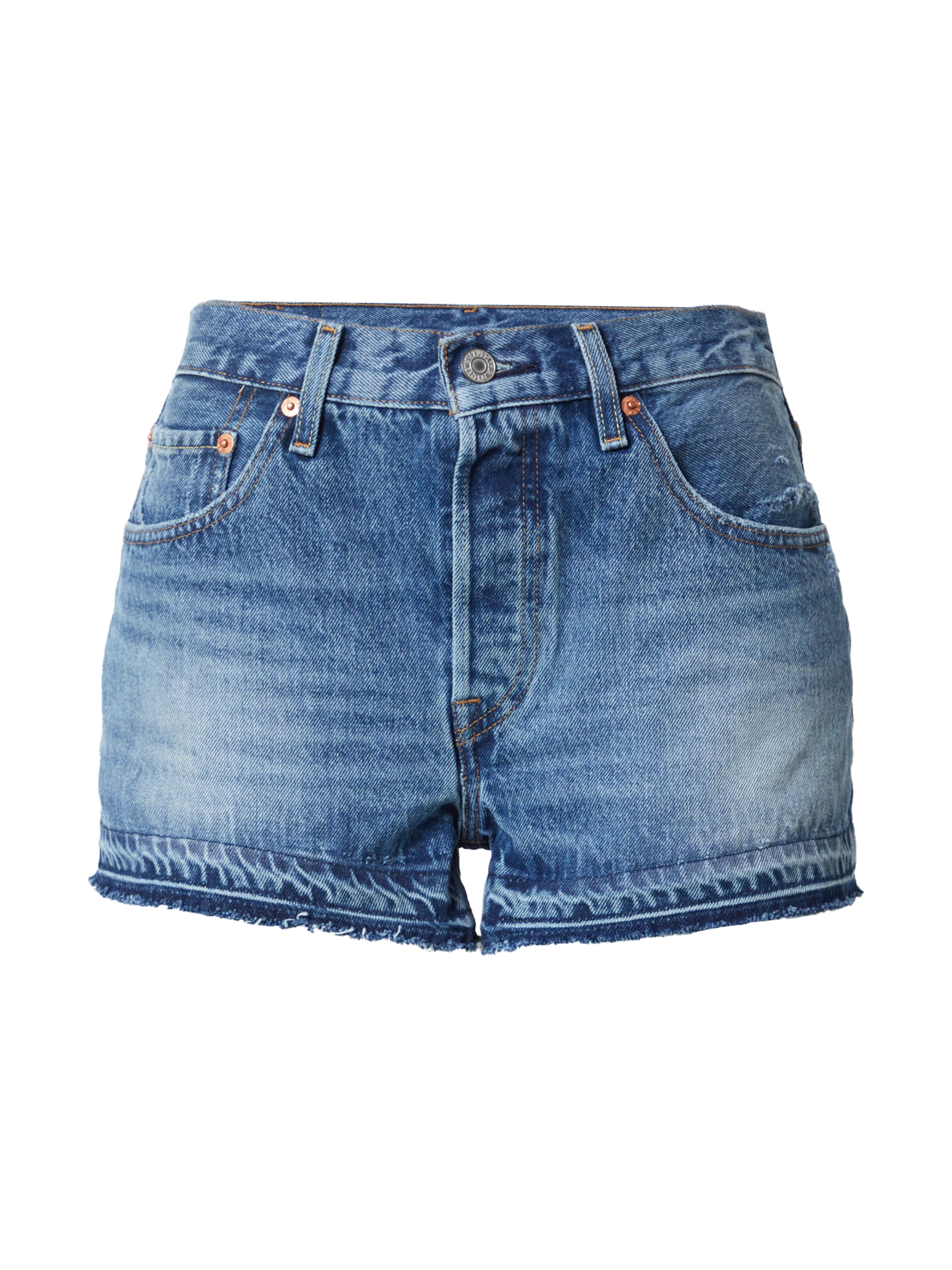 LEVI'S ® Джинсы '501  Original Short' в Синий: спереди