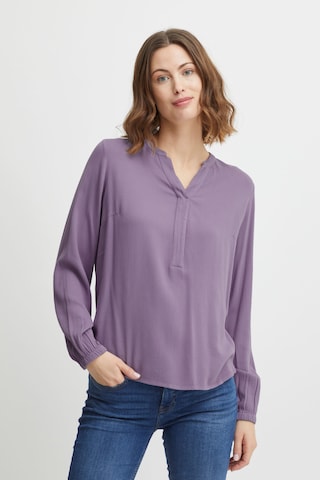 Fransa Blouse 'Haida' in Purple: front