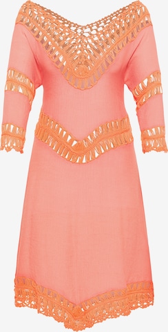 IZIA Beach dress in Orange: front