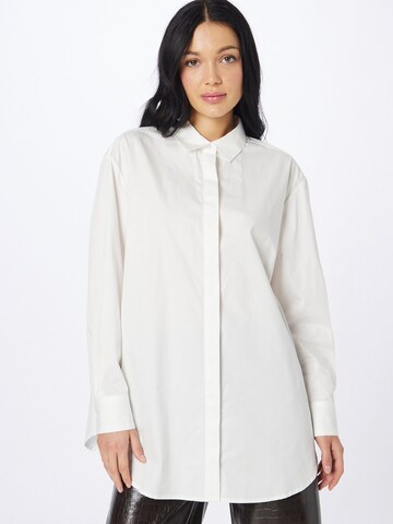 modström Blouse 'Arthur' in Wit: voorkant