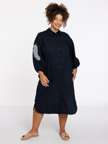 YOEK Shirt Dress in Blue