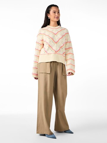 YAS Sweater 'YASLimera' in Beige