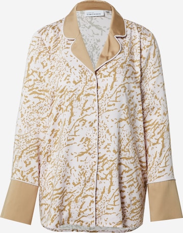Camicia da notte 'Albie' di KAREN BY SIMONSEN in beige: frontale